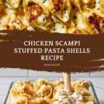 Chicken Scampi Stuffed Pasta Shells Recipe