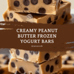 Peanut Butter Frozen Yogurt Bars Recipe