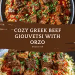Beef Giouvetsi (Greek Beef Orzo Pasta) Recipe