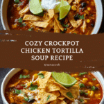 Crockpot Chicken Tortilla Soup Recipe