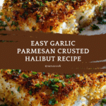 Garlic Parmesan Crusted Halibut: 15-Minute Baked Perfection Recipe