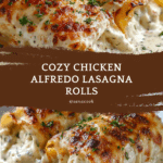 Chicken Alfredo Lasagna Rolls Recipe