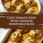 Best Tomato Soup with Cheddar Bay Dumplings Recipe