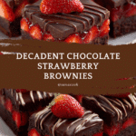 Chocolate Covered Strawberry Brownies Recipe