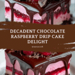 Chocolate Raspberry Drip Cake Recipe