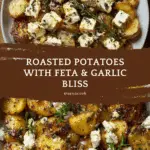 Roasted Potatoes with Baked Feta and Garlic Recipe