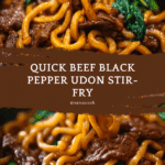 Quick and Flavorful Beef Black Pepper Udon Recipe