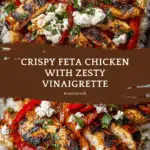 Serve the baked chicken and peppers topped with fresh herbs Recipe