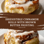 Cinnamon Rolls with Brown Butter Frosting Recipe