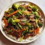 Asian Sweet Ginger Beef Stir Fry Recipe