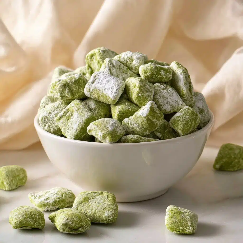 Matcha Puppy Chow Recipe - Recipe Image