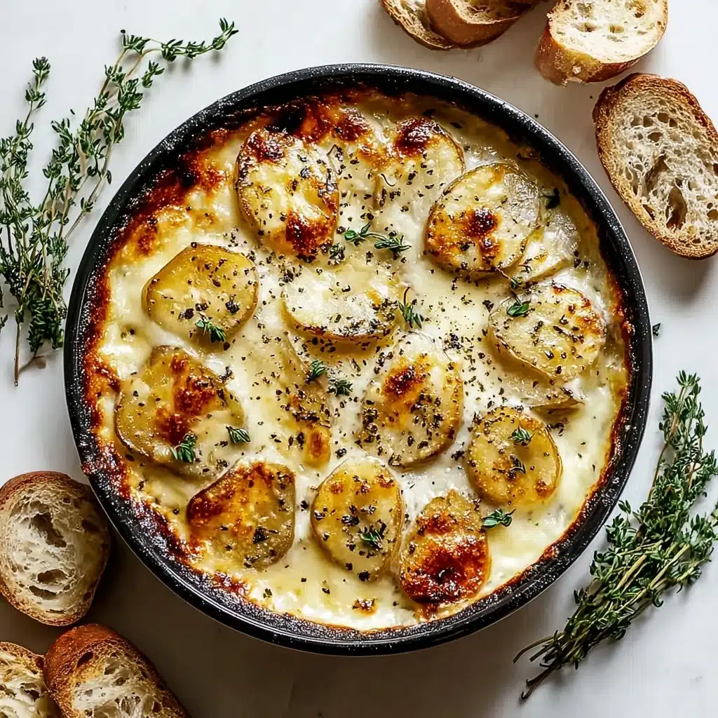 Cozy Up with Scrumptious Country French Garlic Soup Recipe - Recipe Image