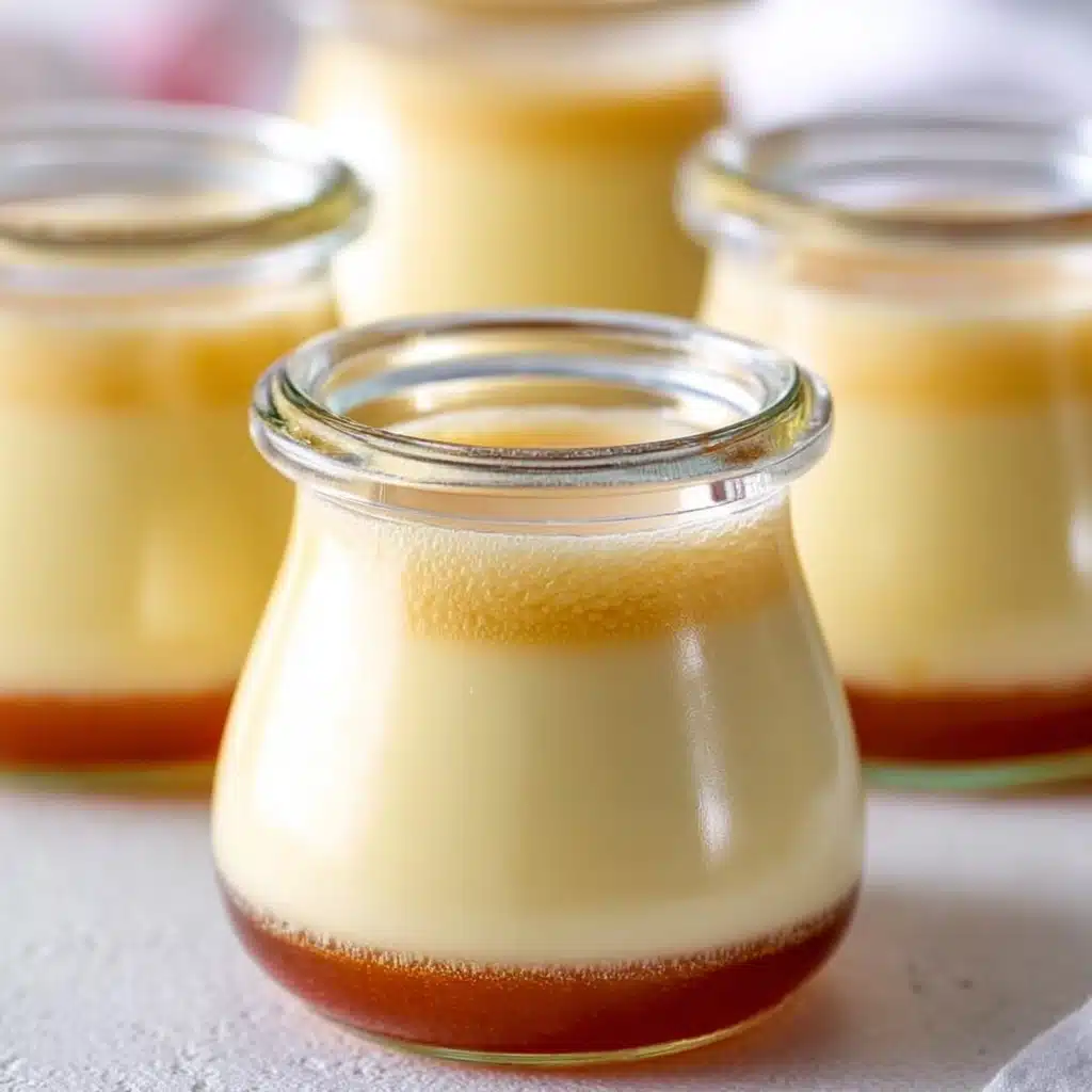 Nameraka Purin (Silky Japanese Custard Pudding) Recipe - Recipe Image