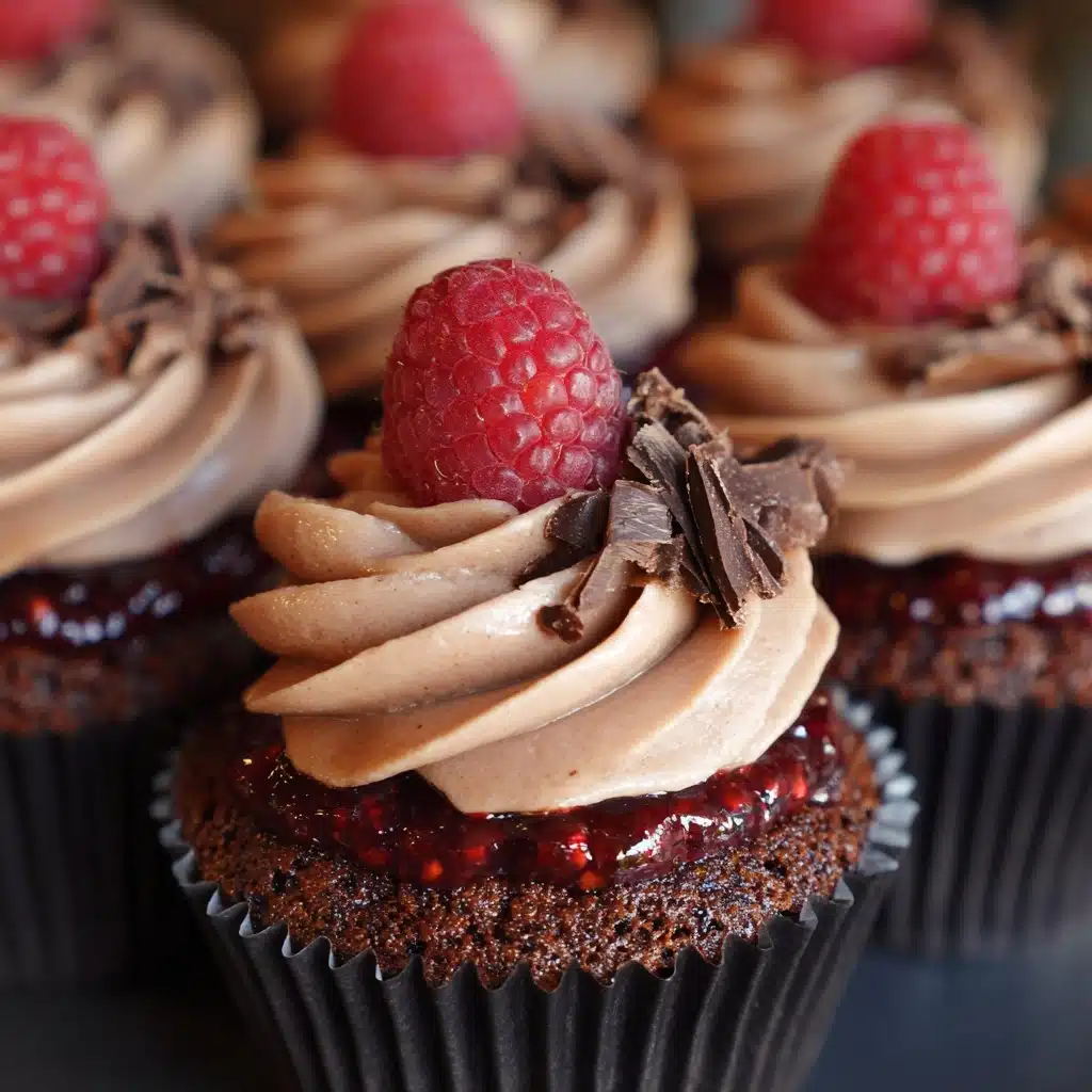 Chocolate Raspberry Cupcakes Recipe - Recipe Image