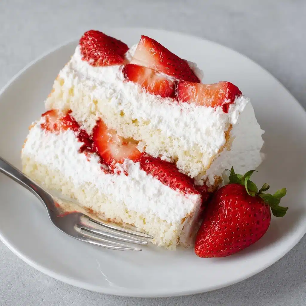 Strawberry Angel Food Cake Recipe