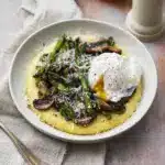 Parmesan Polenta With Vegetables & Eggs Recipe