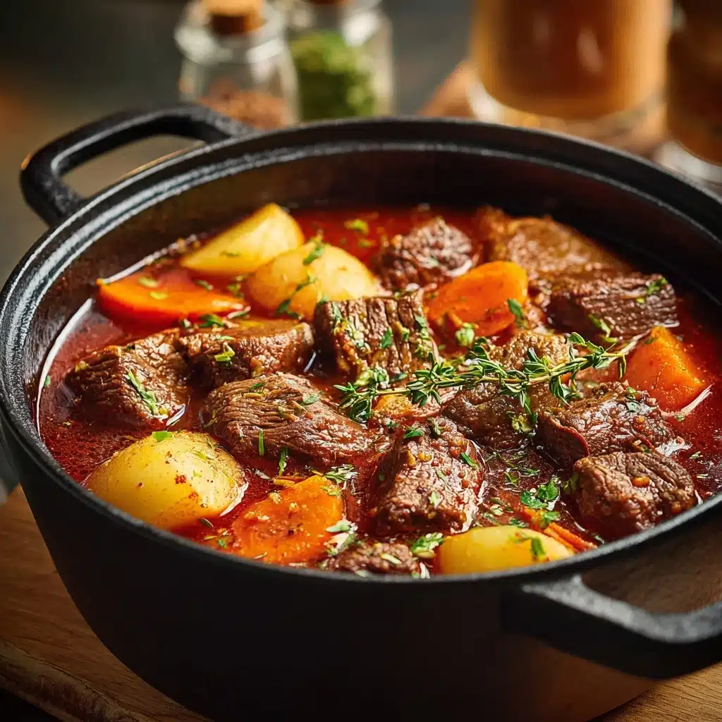Tuscan Beef Casserole Delight Recipe - Recipe Image
