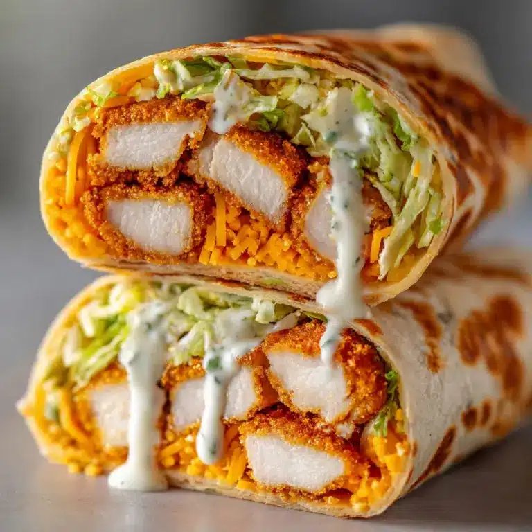 crispy chicken ranch snack wrap Recipe