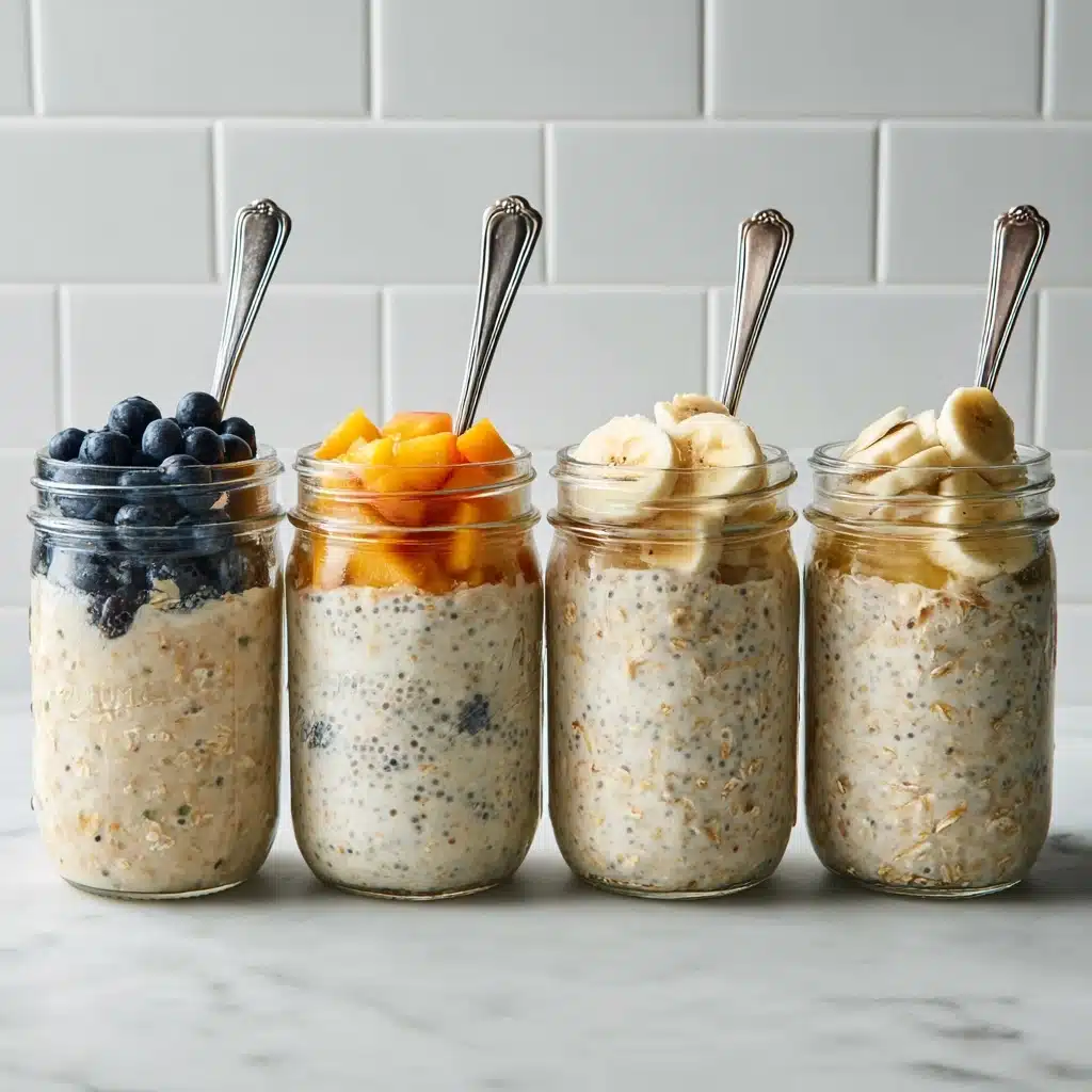 How to Make Overnight Oats {4 ways} Recipe - Recipe Image