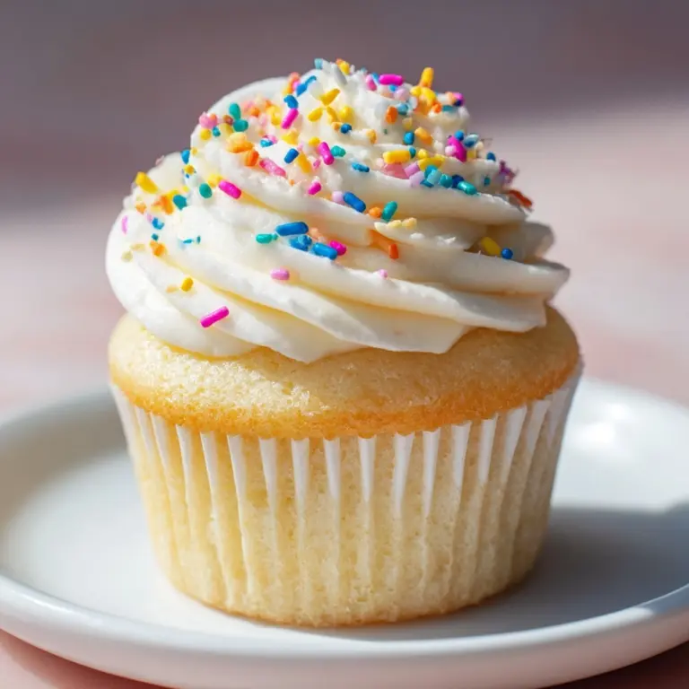 Easy Vanilla Cupcakes Recipe