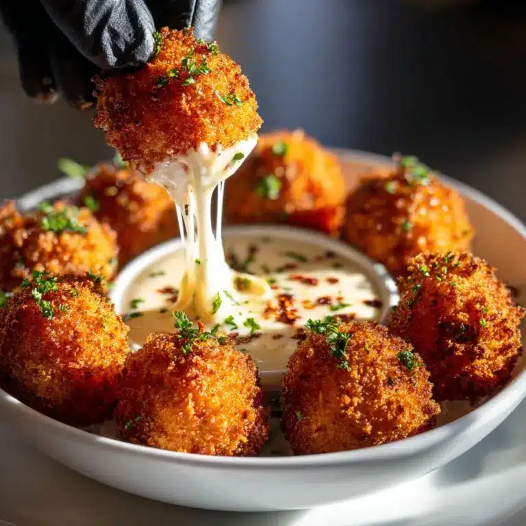 Cheesy Jalapeño Ranch Chicken Poppers with a Creamy Dip Recipe