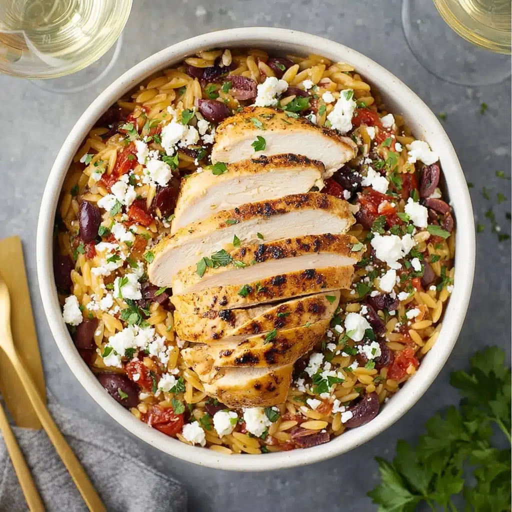Mediterranean Chicken and Orzo Recipe - Recipe Image