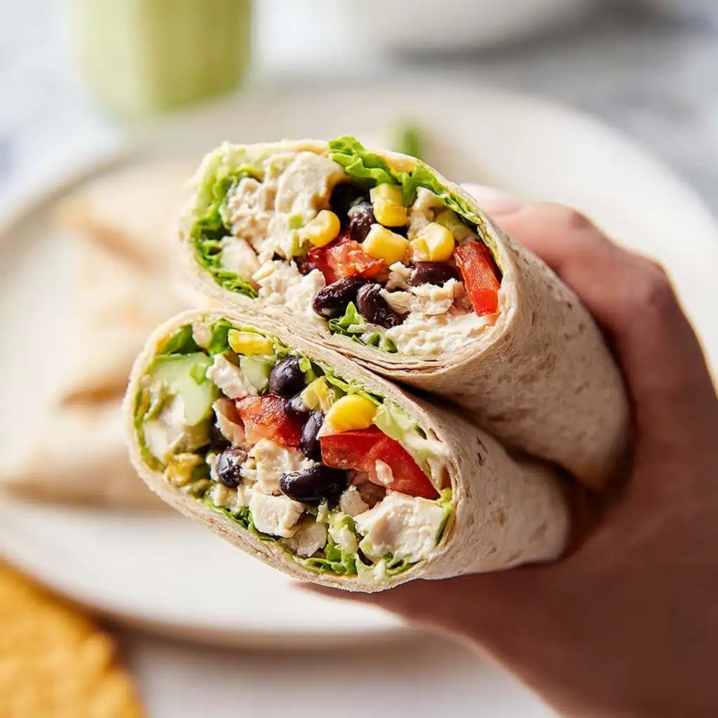 Easy Southwest Chicken Wrap Recipe - Recipe Image