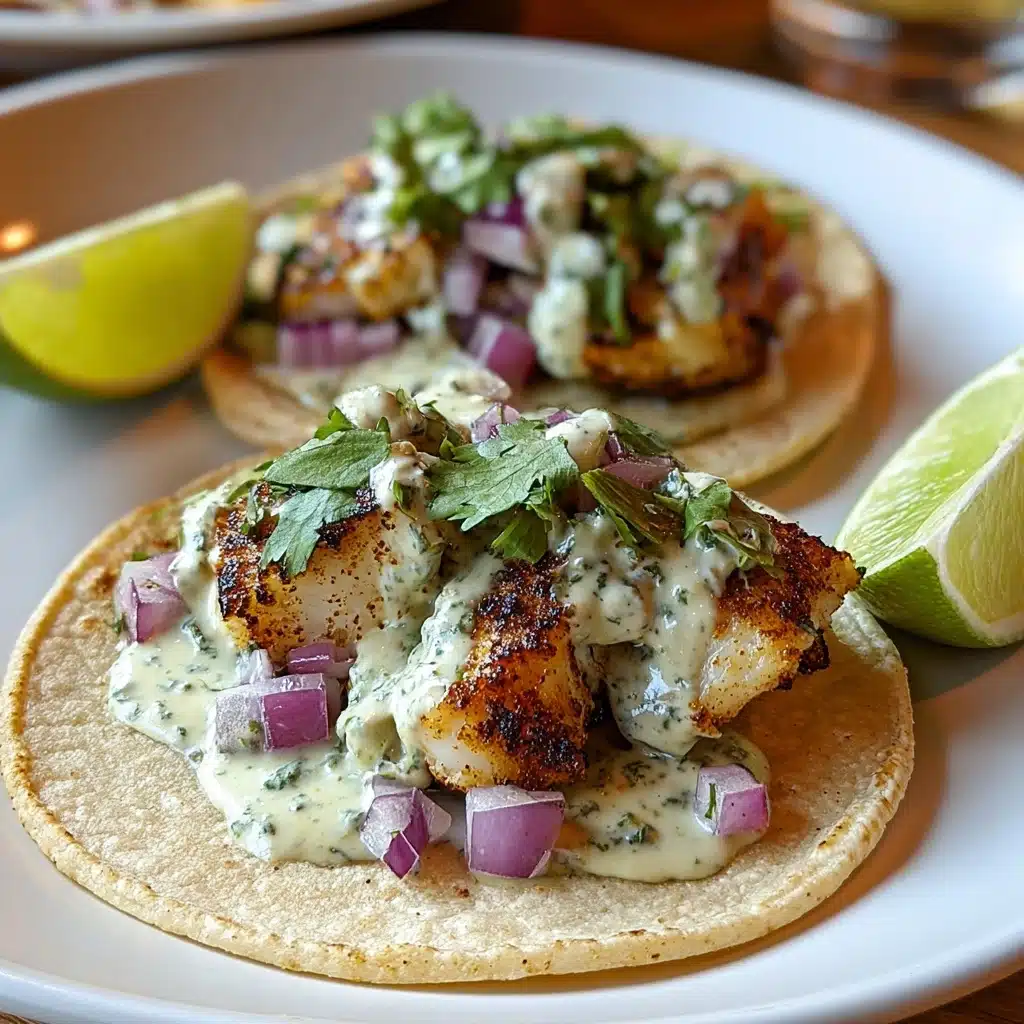 Fish Tacos Lime Crema: The Ultimate Recipe for Flavor Recipe - Recipe Image