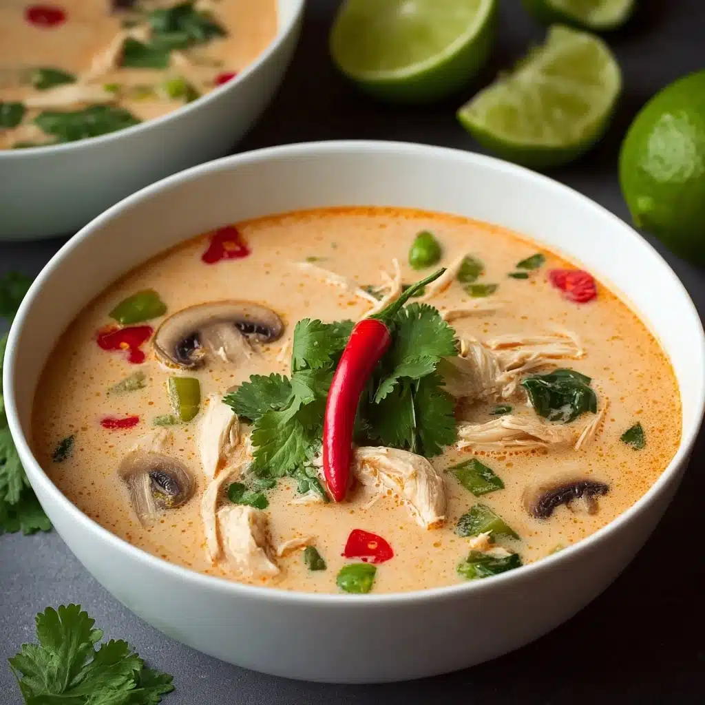Crockpot Thai Coconut Chicken Soup: A Cozy Delight Recipe - Recipe Image