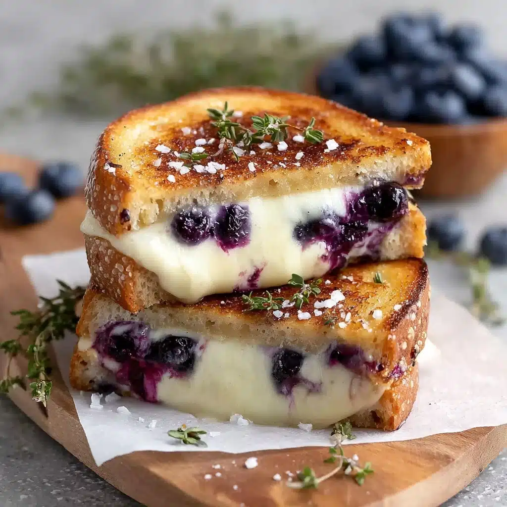 Crispy Blueberry Grilled Cheese Recipe