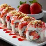 Strawberry Shortcake Sushi Roll Dessert Recipe
