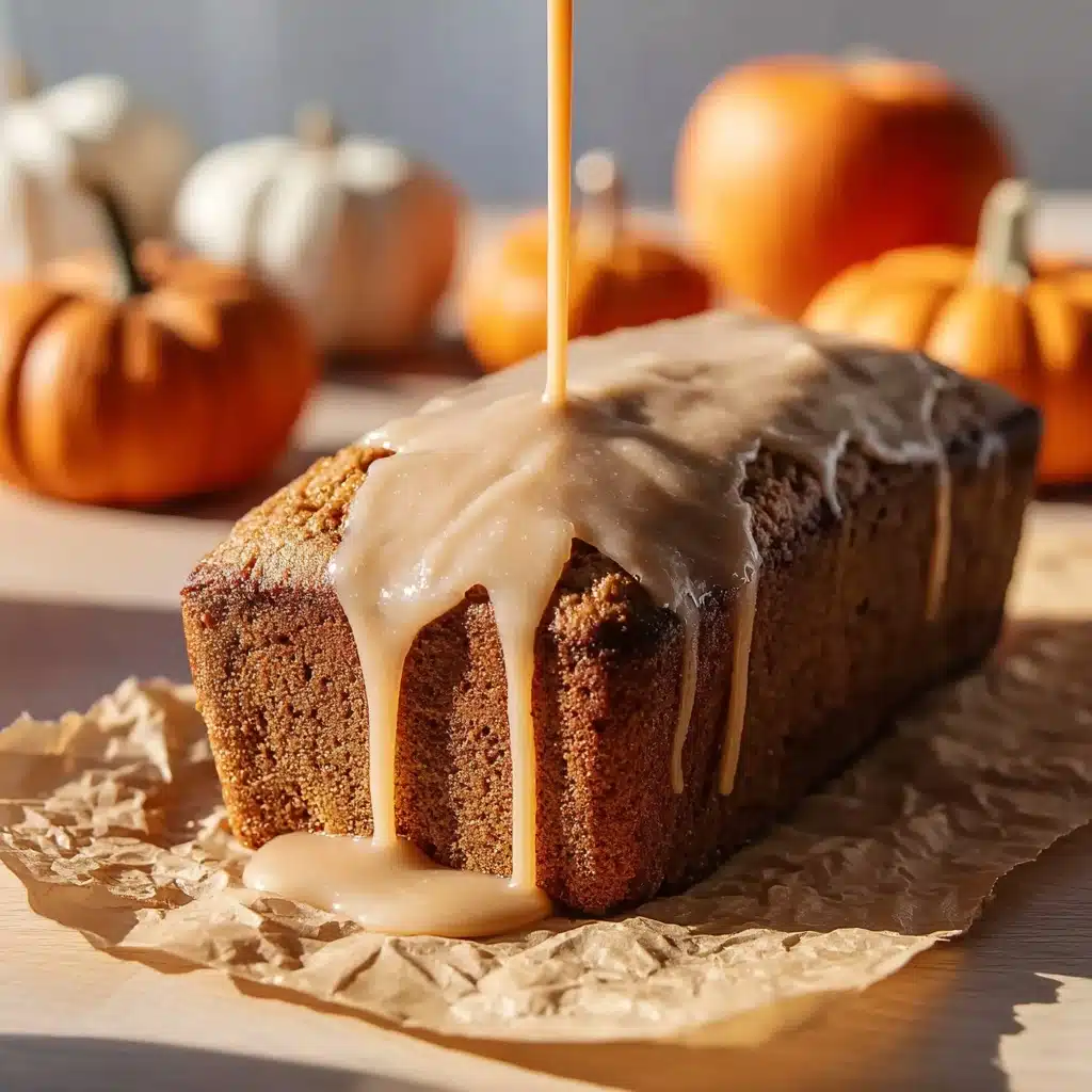 Butter Pumpkin Bread with Salted Maple Brown Butter Glaze Recipe - Recipe Image