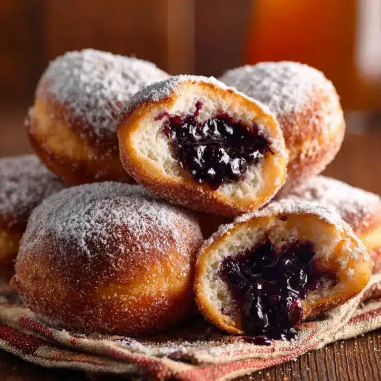 Golden Blueberry Doughnut Bites Recipe