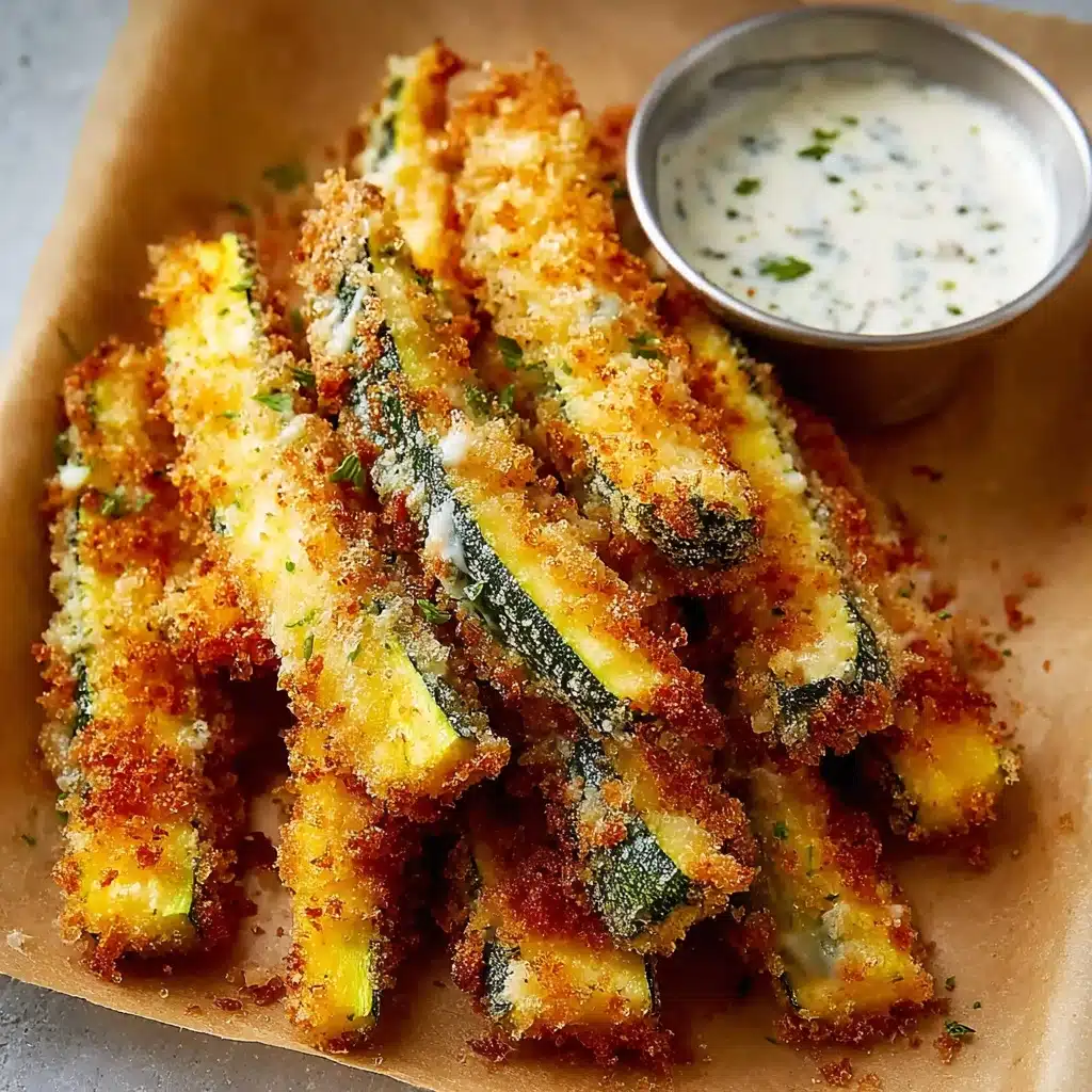 40-Minute Parmesan Zucchini Fries - homefoodkitchen Recipe