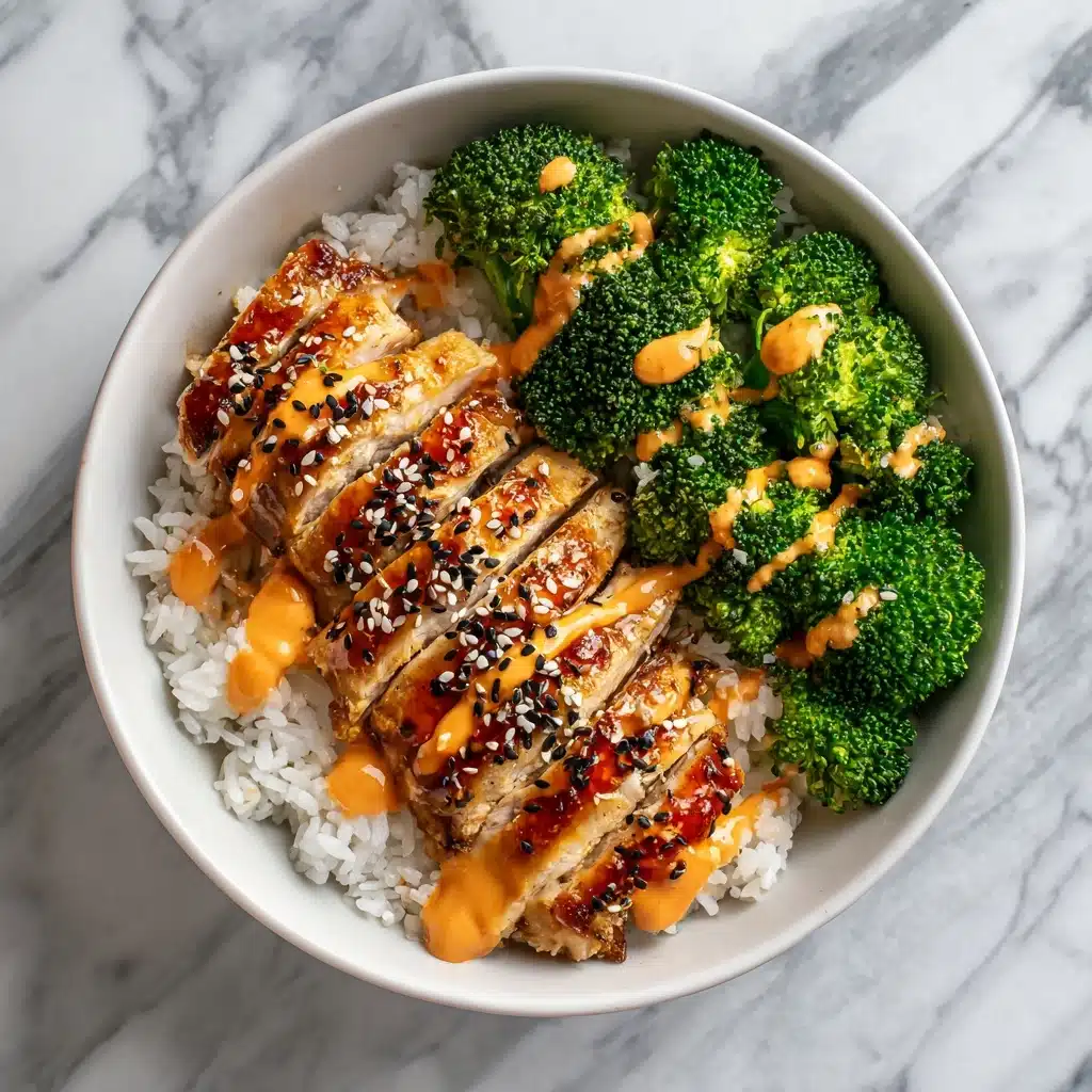 Sticky Chicken Bowls Recipe