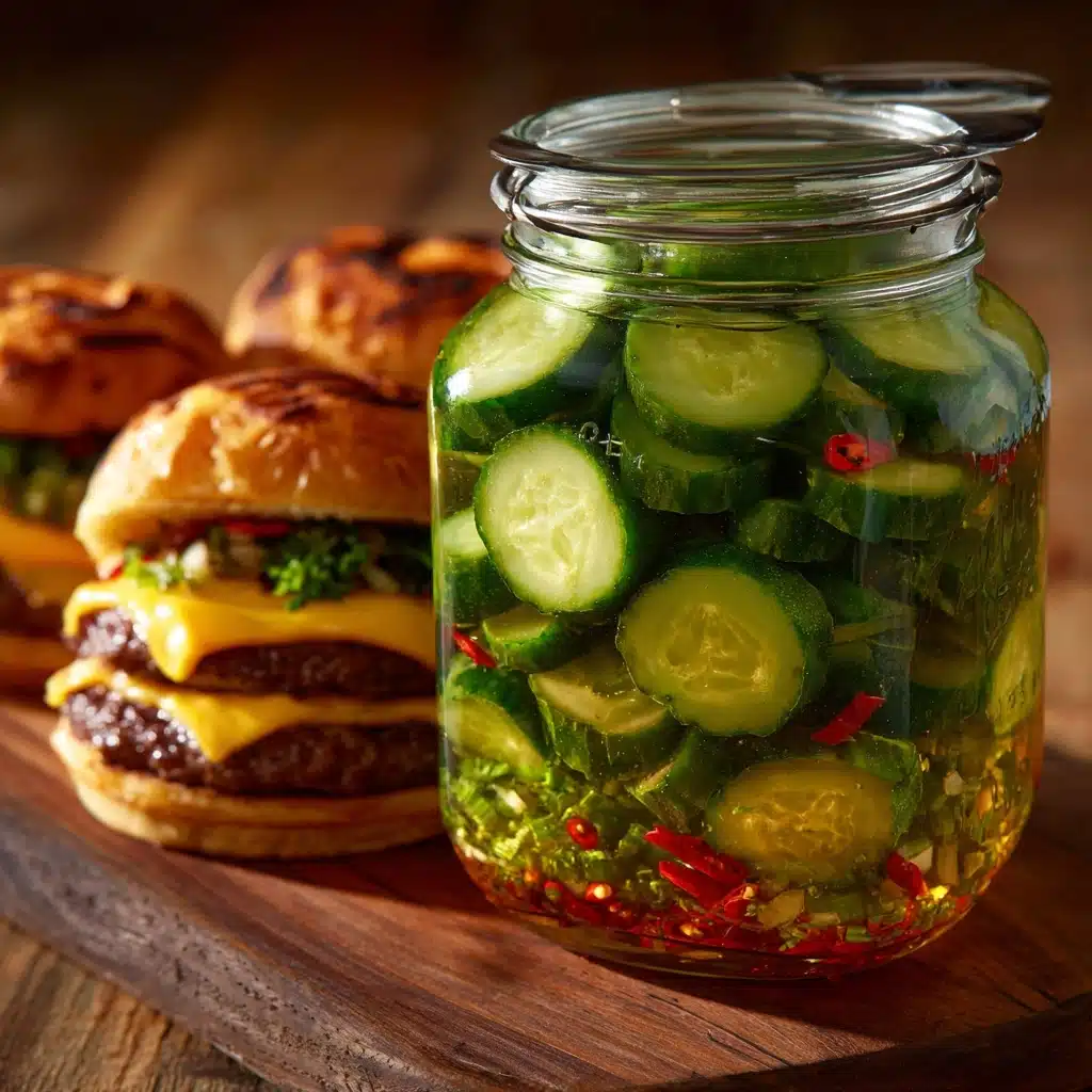 Famous Dave’s Sweet and Spicy Pickles Recipe - Recipe Image