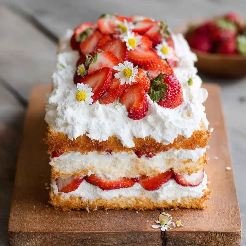 Strawberry Angel Food Cake Recipe