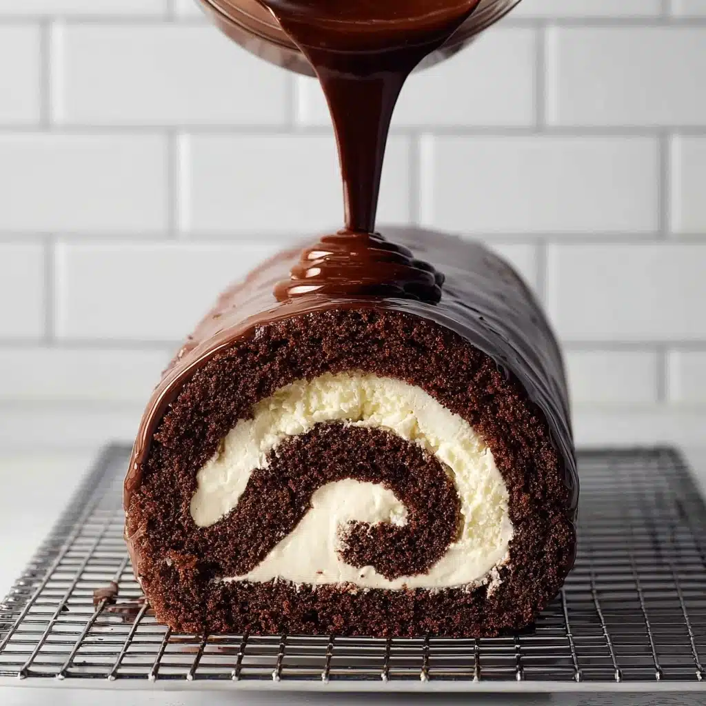 No-Fail Chocolate Swiss Roll: A Perfect Cake Roll Recipe - Recipe Image