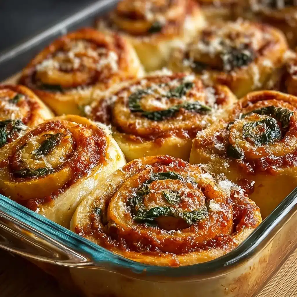 Vegan Caramelized Onion & Spinach Pizza Rolls Recipe - Recipe Image