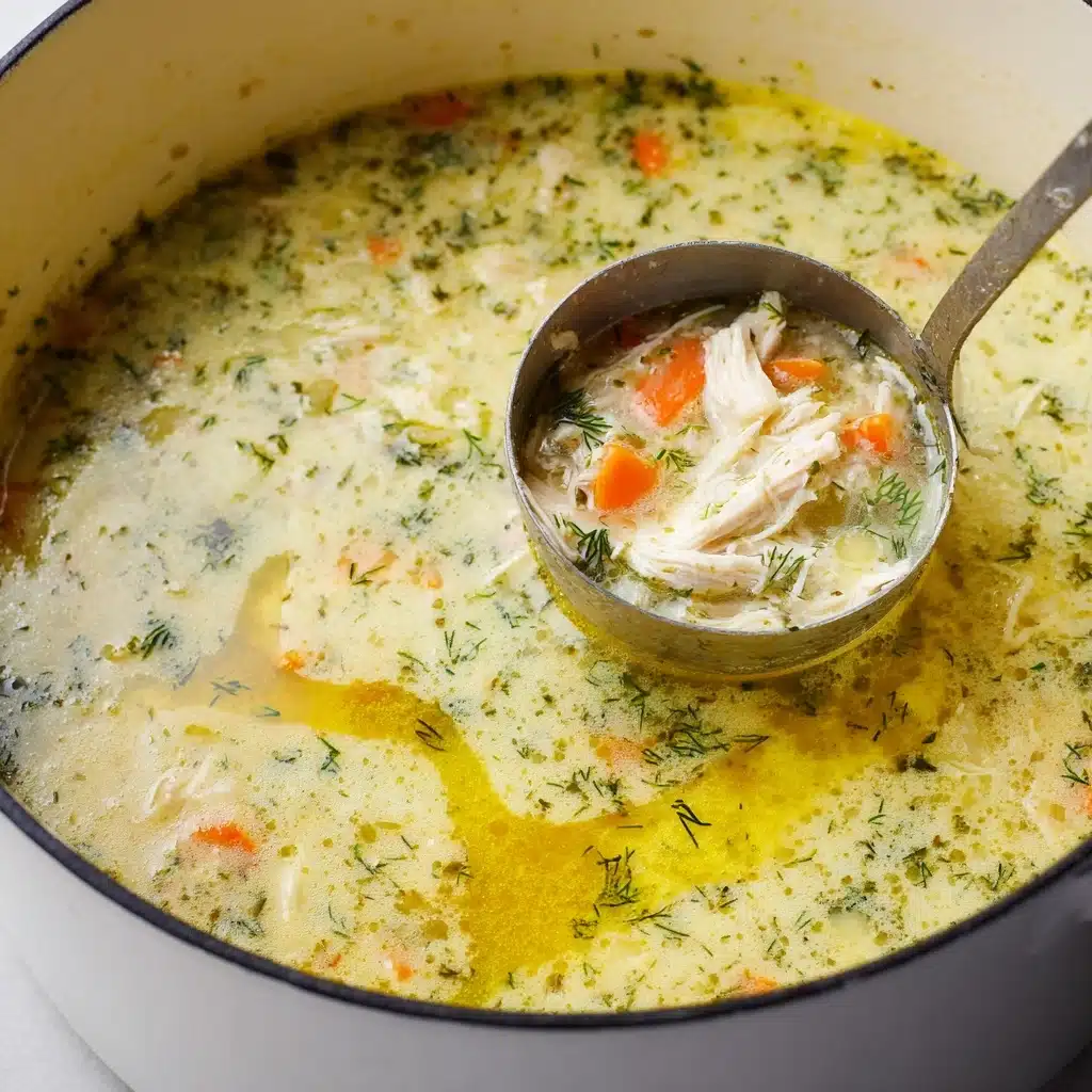 Lemon Chicken Orzo Soup Recipe - Recipe Image