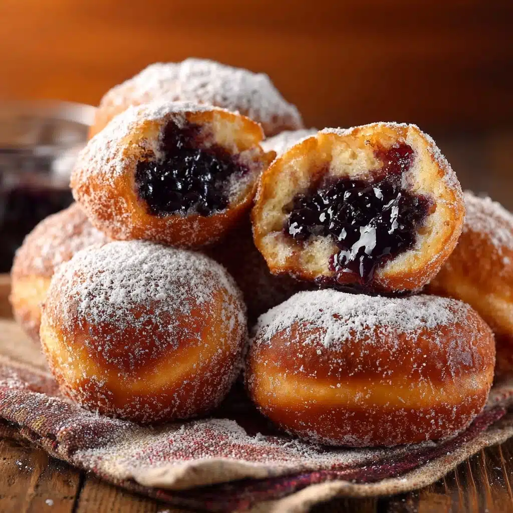 Golden Blueberry Doughnut Bites Recipe - Recipe Image