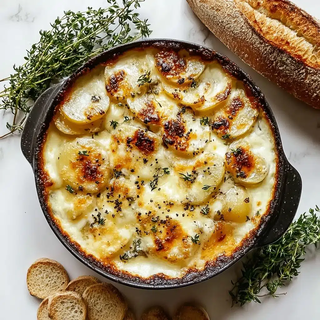 Cozy Up with Scrumptious Country French Garlic Soup Recipe - Recipe Image