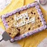 Sheet Pan Chocolate Chip Cookie Cake Recipe