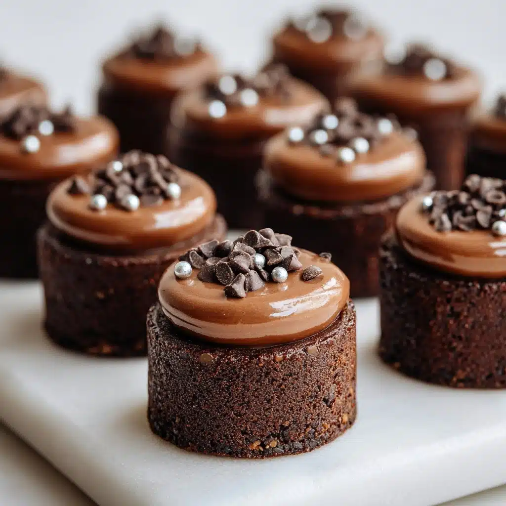 Brownie Petit Fours Recipe - Recipe Image