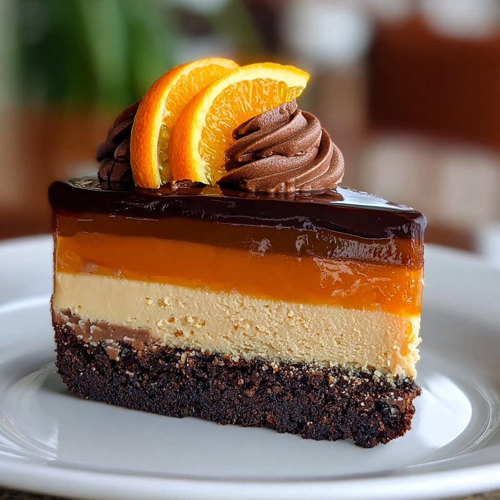 Chocolate Orange Cheesecake Recipe - Recipe Image