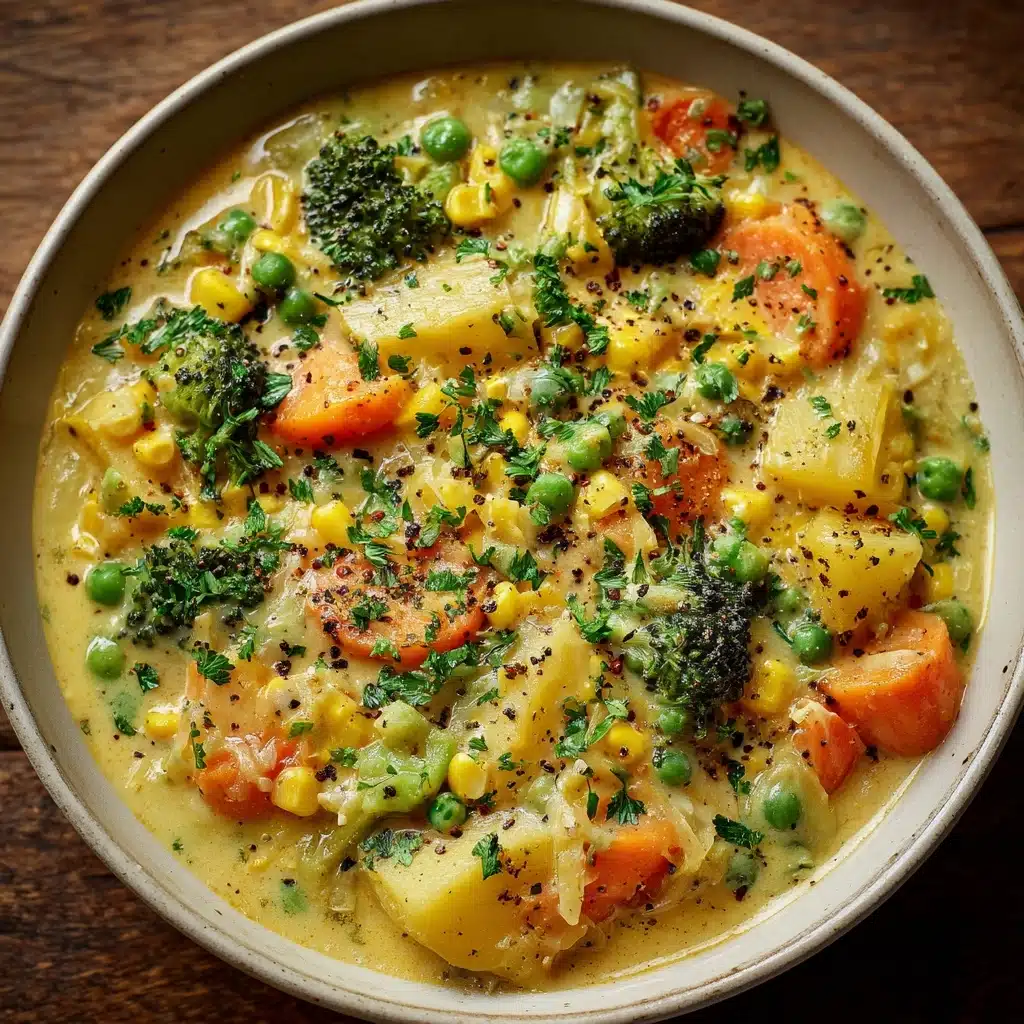 Veggie Pot Pie Soup: Comfort in a Bowl Without the Crust Recipe - Recipe Image