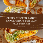 crispy chicken ranch snack wrap Recipe