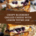 Crispy Blueberry Grilled Cheese Recipe