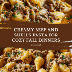 Creamy Beef and Shells Recipe