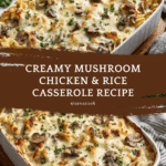 Pour the mixture into a greased 9×13-inch casserole dish Recipe